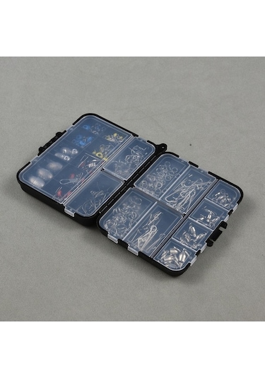 Pazly 188 Parça Balıkçılık Seti: Döner Kayanlar, Olta Kancaları, Ağırlıklar Ve Gece Parlayan Boncuklar