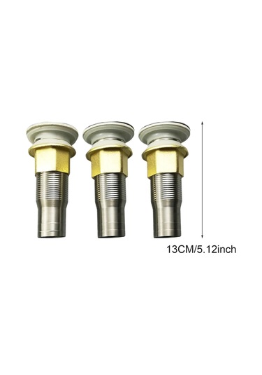 Suntek 3 Parça Lavabo Gider Tıkacı Silikon Conta Sağlam Stil B