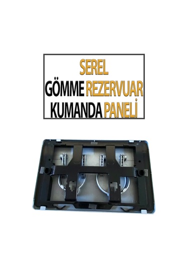 Serel Gömme Rezervuar Kumanda Paneli Beyaz