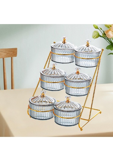 Homyl Kuru Meyve Tepsisi Çok Fonksiyonlu Raflı Fındık Gri