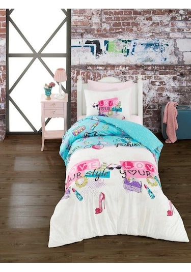 Majoli Funny Tek Kişilik Kapitoneli Nevresim Takımı 4 Mevsim Set