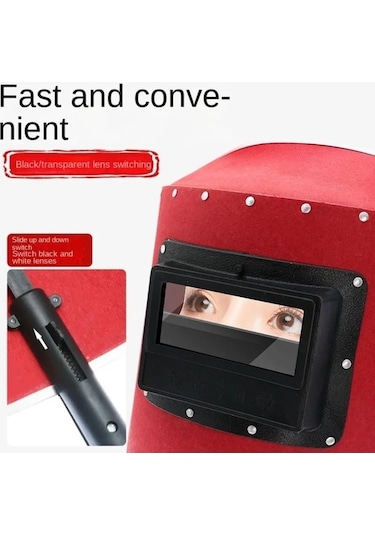 Jialan Yüz Koruyucu El Kaynak Kask El Kalkan Kaynak Maskesi Alev A