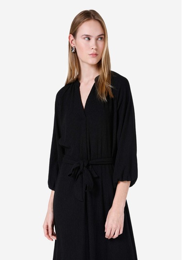 Colins Regular Fit Kadın Siyah Uzun Kol Elbise Cl1067303 Q1.v1 Blk Siyah Colins Regular Fit Kadın Siyah Uzun Kol Elbise Cl1067303 Q1.v1 Blk Siyah