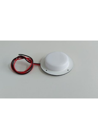 Su Geçirmez Mini Yuvarlak Marine Yat Tekne Karavan 12V DC (BEYAZ)