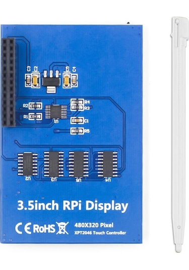 3.5 inch LCD TFT Dokunmatik Ekran Kalem ile Birlikte (Raspberry Pi 2 - 3 Model B için)