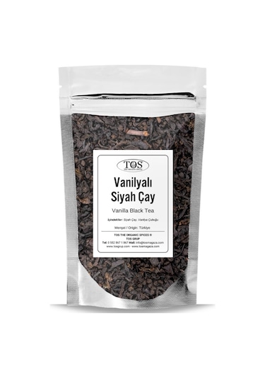 Tos The Organic Spices Vanilyalı Siyah Çay 40 G