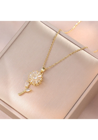 Bayan Kolye: Moda Estetiği Titanyum Çelik Kolye No.338 Çok REnkli