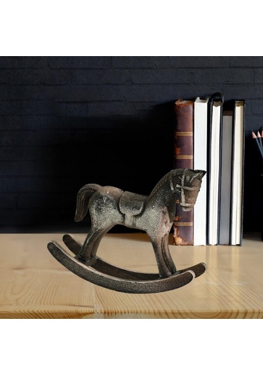 Suntek Tv Sehpası Yatak Odası Verandası Için Sallanan At 13cmx3,5cmx10cm