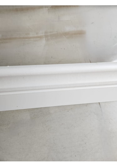 Yalı Serisi Lake Beyaz U Model 10cm Pvc Süpürgelik