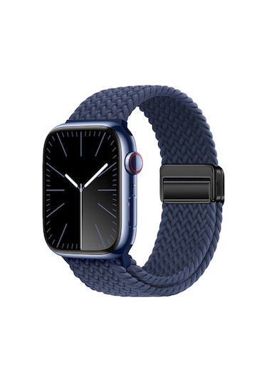 Watch 7 41mm Mkst Krd-134 Örgü Tasarımlı Hasır Kordon Strap Kayış - Mor