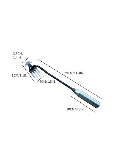 Singree "4 Dişli Dayanıklı Bahçe Çapalama Aleti - Yabani Ot Temizleme Ve Toprak Kabartma İçin Mükemmel Çözüm"
