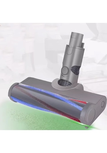 Cbtx V6 Elektrikli Süpürge Zemin Fırça Başlığı İçin Yeşil Led Işıklı