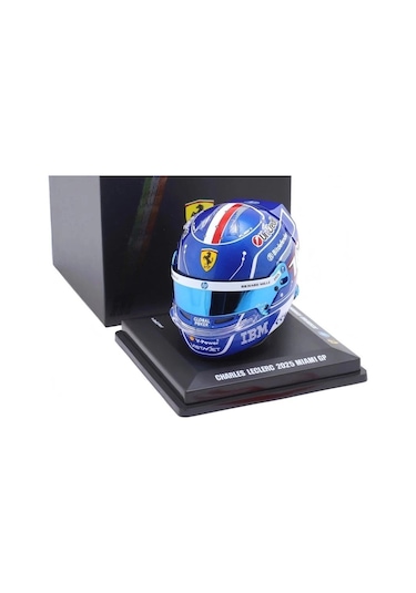 Looksmart Ferrari Sf-25 Charles Leclerc Miami Gp 2025 Diecast Kask 1/5