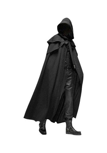 Cadılar Bayramı Kapşonlu Pelerin Unisex Erkek Kadın L2879ww-2