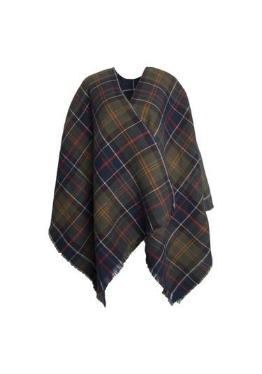 Barbour Montieth Serape Şal Tn11 Classic Tartan - Tn11 Classic Tartan Çok Renkli