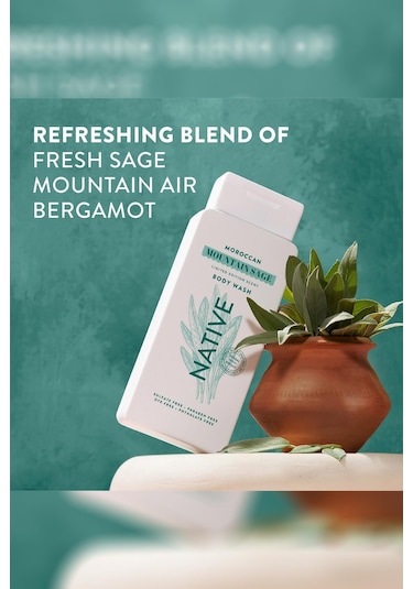 Native Moroccan Mountain Sage Duş Jeli 532ml Diğer