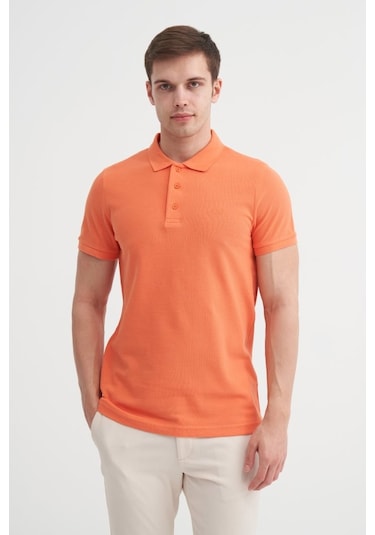 Cazador Erkek Polo Yaka Tshirt 46130 Mandalina Turuncu Cazador Erkek Polo Yaka Tshirt 46130 Mandalina Turuncu