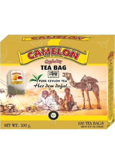 Camelon Seylan Siyah Süzen Poşet Çay 100 x 2 G