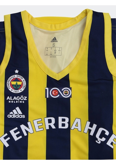 Fenerbahçe Basket Kadin Çubuklu Forma 23/24 Sari-lacivert Sarı - Lacivert