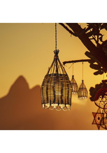 Bambu Sarkıt Avize Summer 20X35Cm