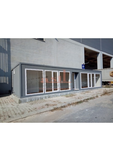 36 M² Tek Oda WcMutfaklı Dış Betopan İç Pvc Konteyner