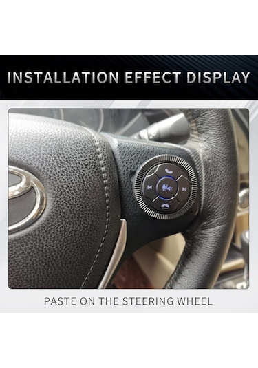 Sones Dqx-999a Çok Fonksiyonlu Direksiyon Düğmesi Denetleyici Araç Dvd Ekranı Kablosuz Uzaktan Kumanda Gümüş