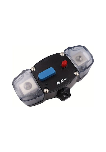 Oldfriend 80a Otomatik Devre Kesici 12-48v Agu Tipi Stereo Amplifikatör 4ga Sigorta Tutucu