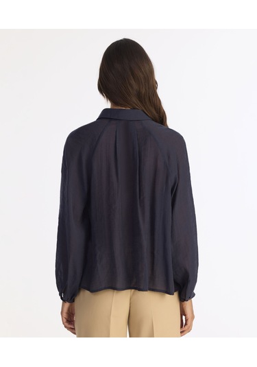 Yargıcı Regular Gömlek Yaka Uzun Kol Gömlek 25kkgm6043x 004 Lacivert