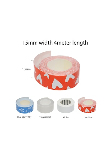 Singree Beyaz Termal Etiket Kağıdı 15mmx4m - Kıng Jım Tepra Litelr5c Ve Brother Şeker Etiket Makineleri İçin - Otomatik Yapışkan, Net Baskı, Kolay Çıkarma 1 Rulo