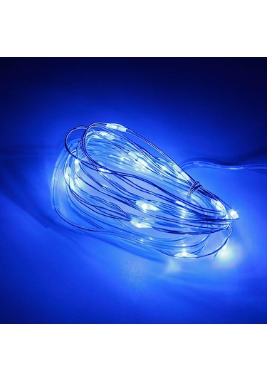 Çok Renkli 1m 2m 3m 5m Led Dize İşıklar Gümüş Tel Peri 10-50 Leds Çelenk Ev Noel Ağacı Düğün Parti Dekorasyon 1m 10leds Çok Renkli