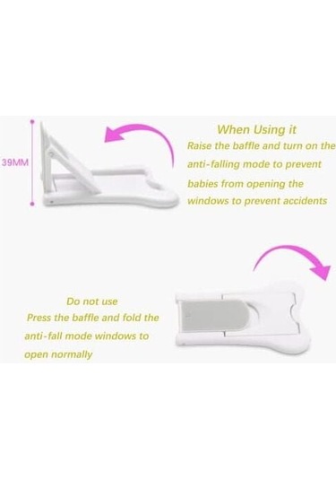 Çocuk Emniyetli Sürgülü Kapı Mandalları Kilitleri Gardırop Kapıları B