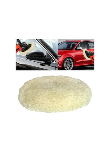 Yifomall 2'li Doğal Yün Cila Pedi Seti - Araç Gövde Parlatma Ve Cilalama İçin Çok Amaçlı