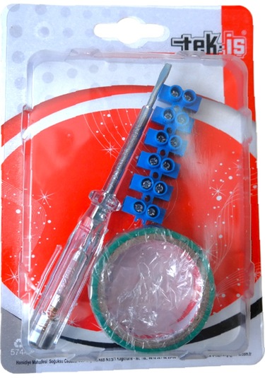 Tek-iş Set Elektrik Seti Kontrol Kalemi - Izole Bant - Klemens