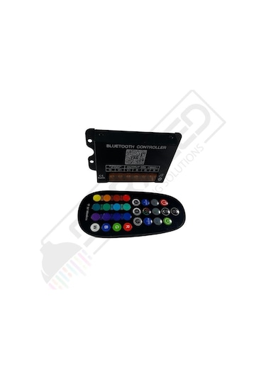 Bluetooth Kontrollü + Kumandalı Rgbw Led Kontrol Kumandası 5-24v 30a