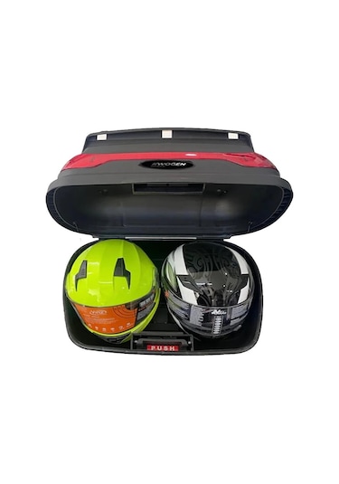 Wogen Wogen 52 Lt Siyah Basic Motosiklet Arka Çanta Topcase