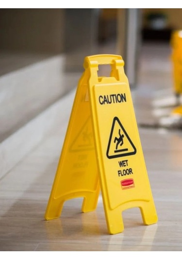 Kaygan Zemin Levhası Kaymayı Önleyici Uyarı Levhası, Kaygan Zemin İşareti, Kayma Risk Levhası