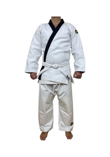 Jiu Jitsu Elbisesi Jujitsu Gi Bjj Gi Ju Jitsu Kimono Siyah Yakalı Beyaz