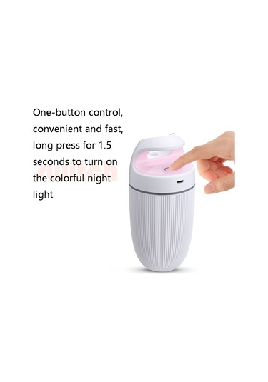 Bd-md1 Araba Ev Usb Takılabilir Hava Temizleme Cihazı Renkli Aydınlatma Nemlendirici Yeşil