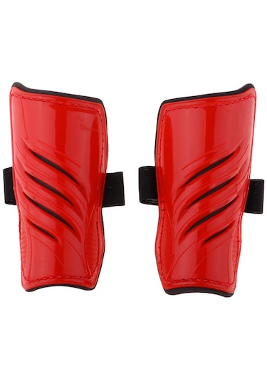 Homyl Çocuk Shin Futbol Pedleri Muhafızlar Koruyucu Kırmızı Kırmızı Çok Renkli