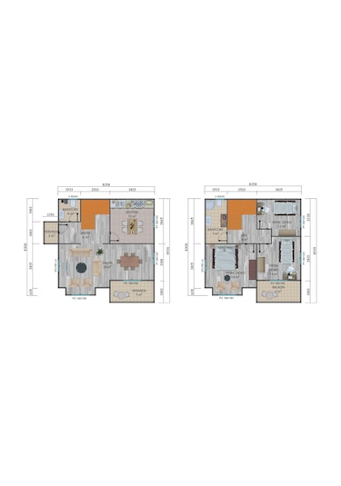 136 M2 Çift Katlı Prefabrik Ev