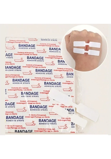 10 Adet/torba Su Geçirmez Bant Yardımı Kelebek Yapışkanlı Yara Kapatma Bandı Yardım Acil Durum Kiti Yapışkanlı Bandajlar İlk Yardım Çantası Taktik