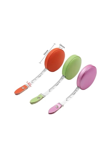 Beyaz Cetvel Mezura Santimetre Tedbirleri Aracı Pratik Geri Çekilebilir Deri Yükseklik Ölçme Rulo Cetvel İnç Bant Taşınabilir Bant