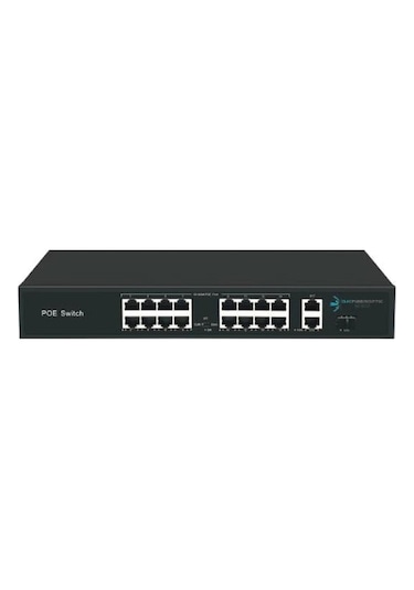 Ods 08ODS-16P2U-200 16 Port 200 W Full Poe 10/100 2x-Uplink Yönetilemez Switch