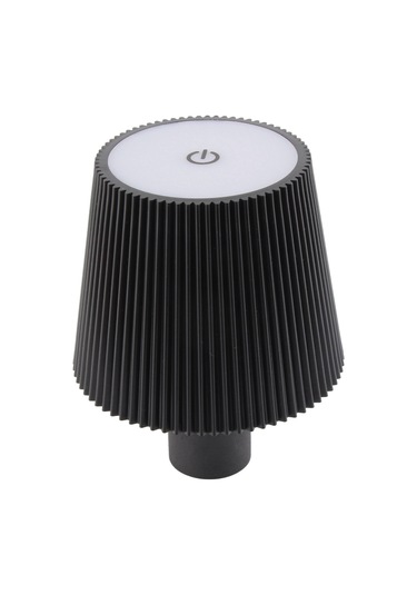 Shineyee Led Şarjlı Şişe Lambası, 3 Renk Aydınlatma, Ip54 Su Geçirmez, 2000mah Pil, Dış Mekan & İç Mekan Kullanıma Uygun, Touch Kontrol, Modern Tasarım Siyah