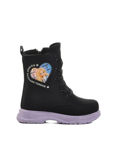 Walkway Leonis P Siyah-lila Çocuk Bot Siyah - Lila