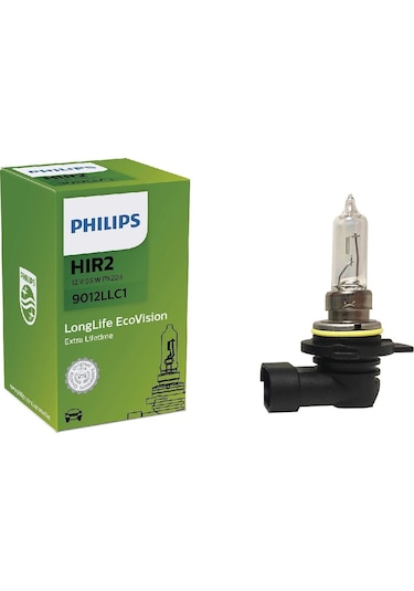 Hır 2 Far Ampulü 12v 55w 3 Kat Daha Fazla Ömürlü Philips 9012