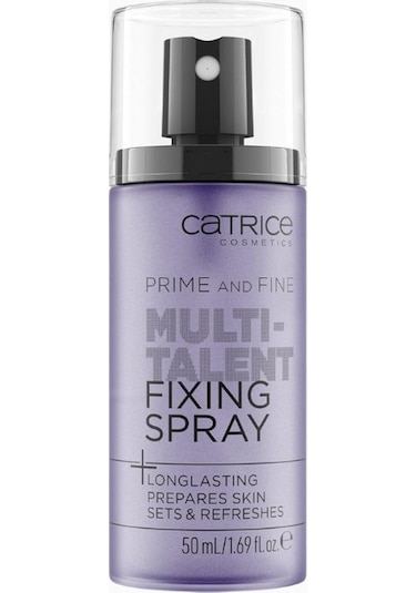 Catrice Prime And Fine Multitalent Sabitleme Spreyi 50ml,şeffaf, Vegan Ve Alkolsüz