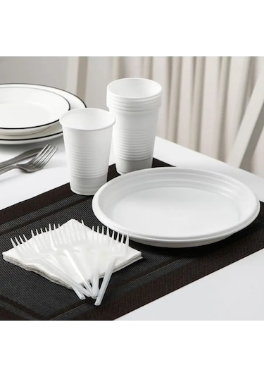 Ne Zabylı Tek Kullanımlık Servis Seti "yaz No.1" 6 Kişilik 147488897 Diğer