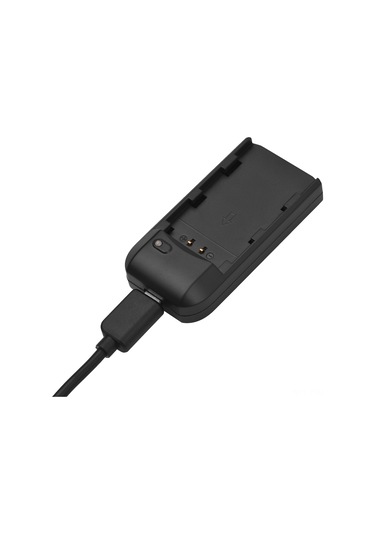 Geeksen Taşınabilir Mini Np-fv5 Plus Şarj Cihazı - Usb Kablolu Ve Gösterge Işıklı