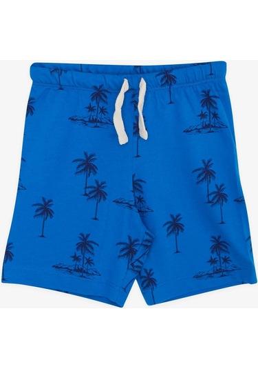 Breeze Erkek Çocuk Şortlu Takım Eğlenceli Balina Baskılı 1.5-5 Yaş, Krem-krem Krem